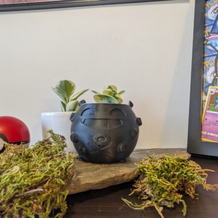 Pokemon Planter - Koffing Planter, Cute Indoor Plant Pot, Anime Home Decor, Unique Gift for Pokemon Fans & Collectors