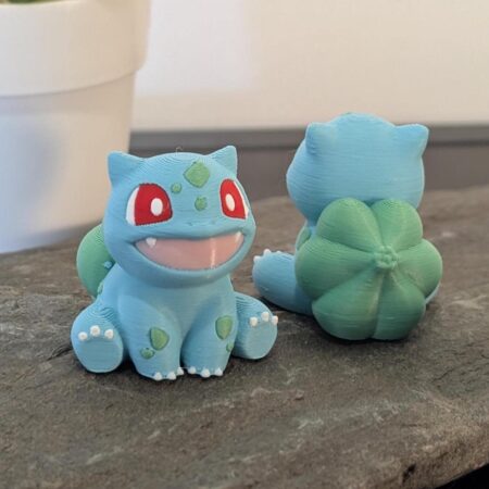Schattige Mini Chibi Bulbasaur Pokémon Statue | Pokemon Gen 1 Starter | Perfect voor Verzamelingen, Cadeaus & Decoratie | Ook als set