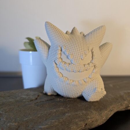 Halloween Gengar knitted Oogie Boogie statue - Unieke Spooky Decoration for Pokemon and Nightmare Before Christmas Fans