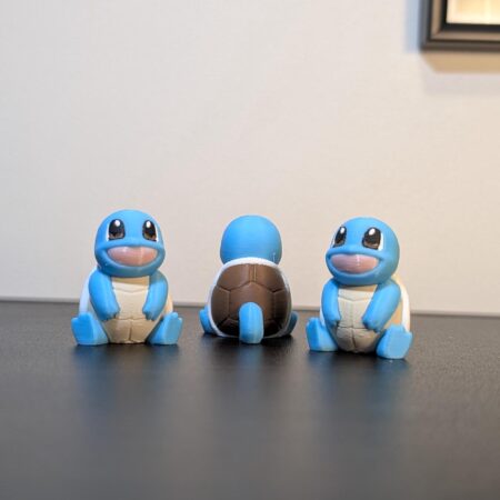 Cute Mini Chibi Squirtle Pokémon Statue | Pokemon gen 1 starter | Perfect for Collectors and Gifts | Unique Design and Color!