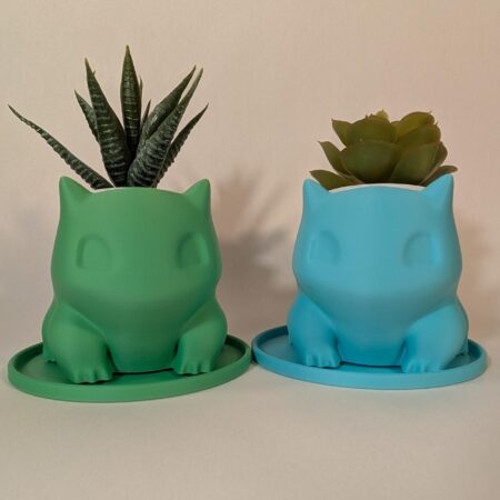 Cute Bulbasaur Planter Perfect for Home decoration | Cute Pokémon Succulent Pot & Drip Tray | Eco-Friendly Gift for Home Décor and Fans