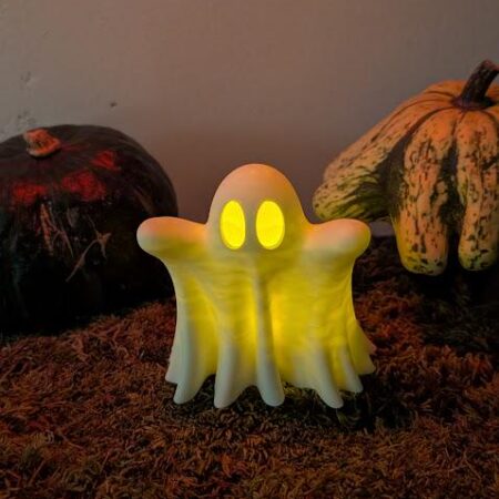Cute Ghost Tealight Candle Holder | Cozy Halloween Home Decor | Spooky Ghost Light Cover | Cute Fall Decoration Gift Idea